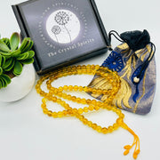 Citrine Crystal Bead Mala Kit Mala