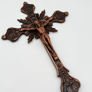 Large Metal Standing Crucifix