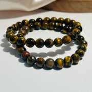 Tigers Eye Genuine Gemstone Bracelet Bracelets