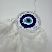 Small White Evil Eye Dreamcatcher