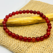 Carnelian Gemstone Bracelet -6mm Bracelets