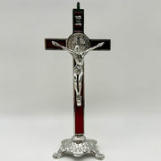 Red Metal Crucifix