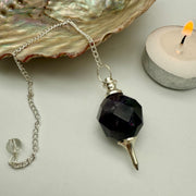 Pendulum - Amethyst Faceted Crystal