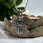 Handof Hamsa With Mother Of Pearl Sterling Silver Pendant Pendants