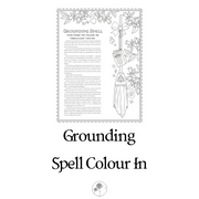 Grounding Spell Adult Colouring In downloads