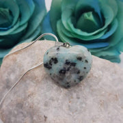 Green Moonstone Heart Pendant Pendants