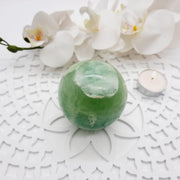 Green Fluorite Sphere Crystals