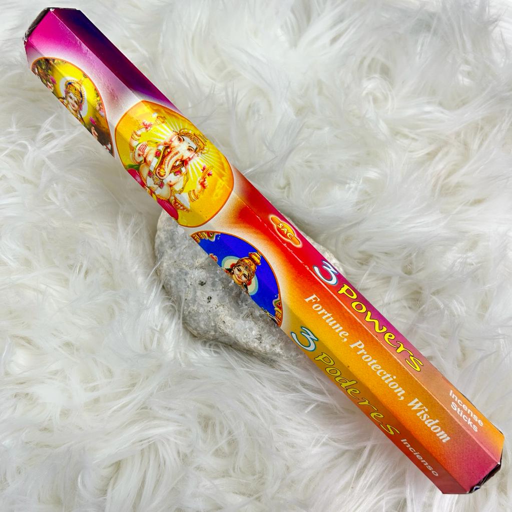 3 Powers Incense Sticks for Fortune SAC