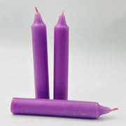 Purple Solid Coloured Ritual Candles Candles