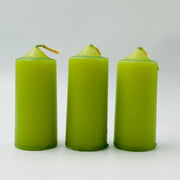 Lime Green Baby Altar Solid Colour Candles Candles