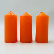 Orange Baby Altar Solid Colour Candles Candles