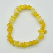 Yellow aventurine Chip Gemstone Bracelet Crystal Bracelet