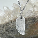 Angel Wing Howlite Crystal Pendant