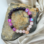 Rabbit Zodiac- Intuitive Love 2025 Gemstone Bracelet Crystal Bracelet