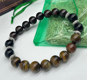 Horse Zodiac- Luck Confidence and Protection Gemstone Bracelet (Men) Crystal Bracelet