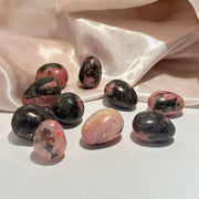 Rhodonite Eggs for Deepening Bonds Crystals