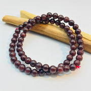 Garnet Crystal Bracelet - 6mm Crystal Bracelet