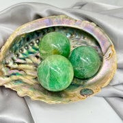 Medium Green Fluorite Sphere Crystal