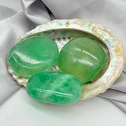 Tumbled Green Fluorite Palm Piece Crystals