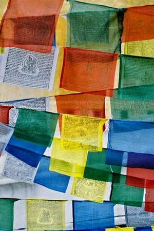Bring in the blessings with Tibetan Prayer Flags