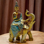Blue Buddha On Elephant