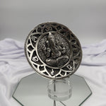 Incense holder om metal round