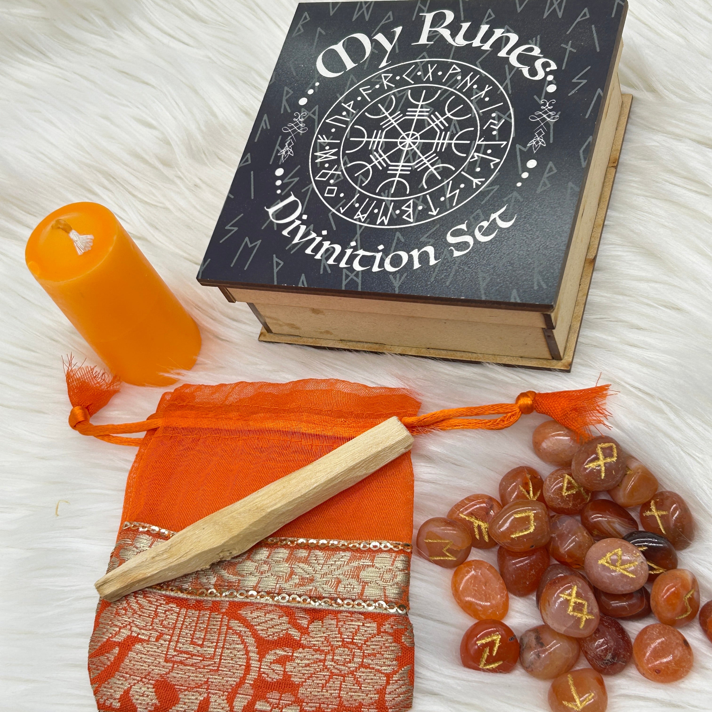 Carnelian Rune Divination Kit – The Crystal Spirits