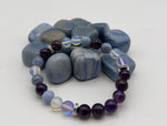Mystic New Moon Gemstone bracelet-16cm