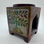 Soapstone Burner - tree of life multicolour
