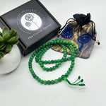 Burma Green Jade Crystal Bead Mala Kit