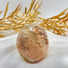Peace and Passion Flower Agate Oval Crystal