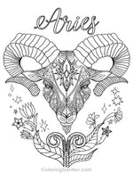 Aries Colour In
