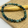 Moss Agate Gemstone Bracelet -6mm Bracelets