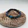 Crystal - Lava infusion bracelet : Spiritual enlightenment-16cm