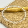 Clear Quartz Gemstone Bracelet -6mm Bracelets