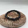 Crystal - Lava infusion bracelet : Grounding and Protection-17cm & 19cm