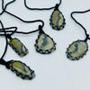 Bumble Bee Jasper Macrame Crystal Pendant Pendants