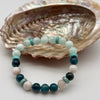 Apatite Blue Communication Crystal Bracelet