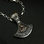 Viking Triquetra Amulet Sterling Silver Pendant