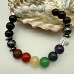 Mens De-stress Chakra Crystal Bracelet
