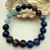 Angelite, Lapis lazuli, Amethyst Crystal Bracelet