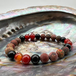Men’s Mapping Stone Crystal Bracelet/18cm
