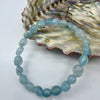 Aquamarine Crystal Nugget bracelet