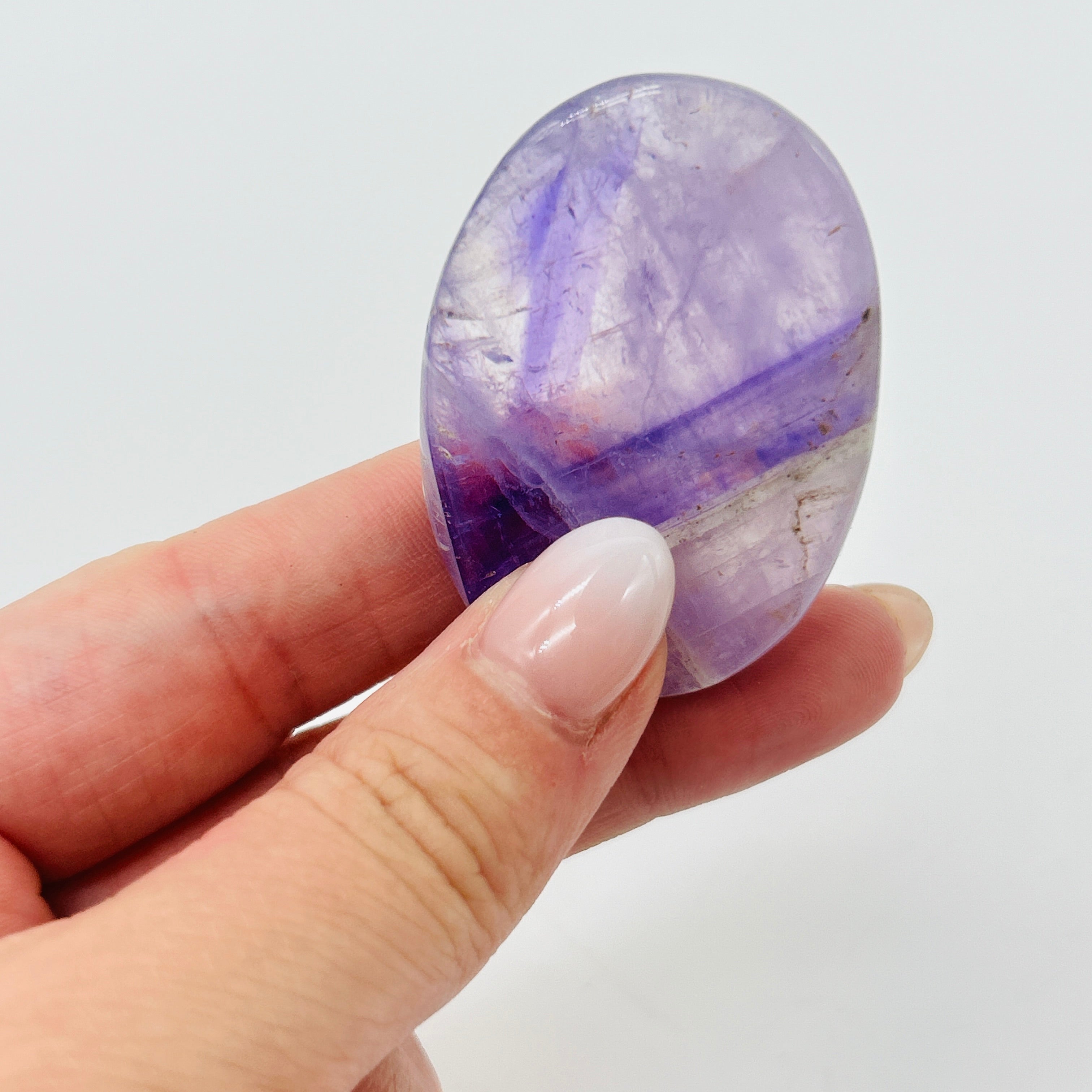 Cystart Stone Amethyst Crystal Worry Stone – The Crystal Spirits