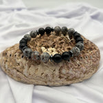 Mens Crystal bracelet : Grounded protection