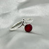 Ruby Sterling Silver Crystal Ring
