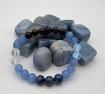 Blue Goldstone Moon Magic Crystal Bracelet-16cm