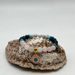 Evil Eye Loving Peace Bracelet-16/17cm