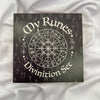 Runes Divination Agate disk