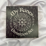 Runes Divination Agate disk
